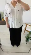 KALPLİ PUANTİYELİ GÖMLEK