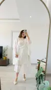 EKRU ŞİFON ETEK