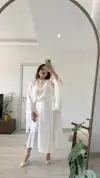EKRU ŞİFON ETEK