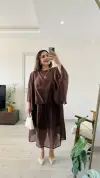 KAHVE ŞİFON ETEK