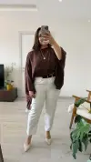 BEYAZ KUMAŞ PANTOLON