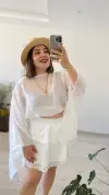 BEYAZ MİNİ ETEK