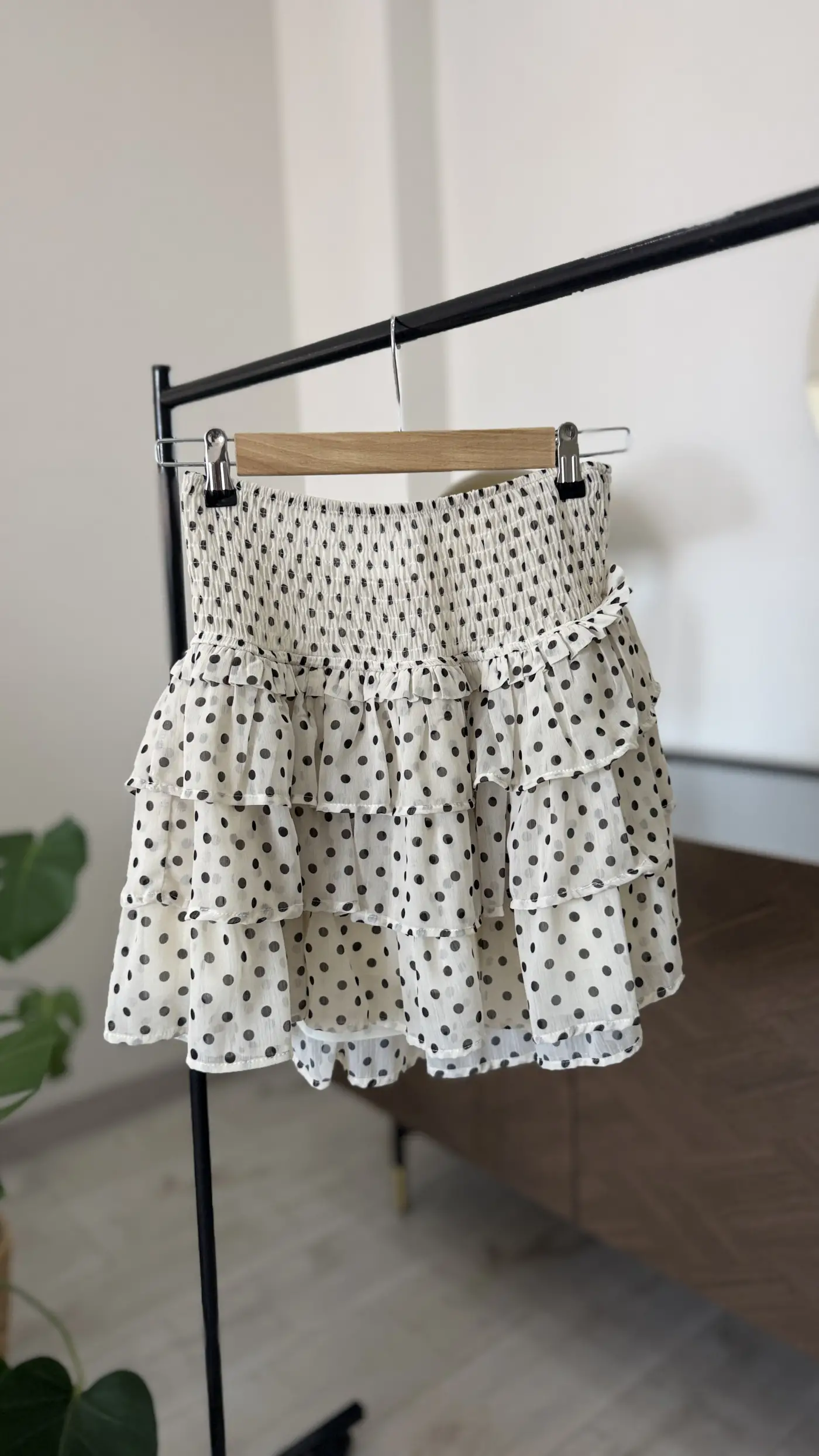 Puantiyeli Mini Etek