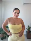 Sarı İnce Askılı Crop