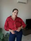 Kırmızı Bomber Ceket