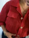Kırmızı Bomber Ceket
