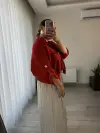 Kırmızı Bomber Ceket