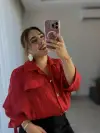 Kırmızı Bomber Ceket