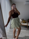 Yeşil Mini Etek