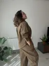Çıtçıtlı Ceket Pantolon Takım