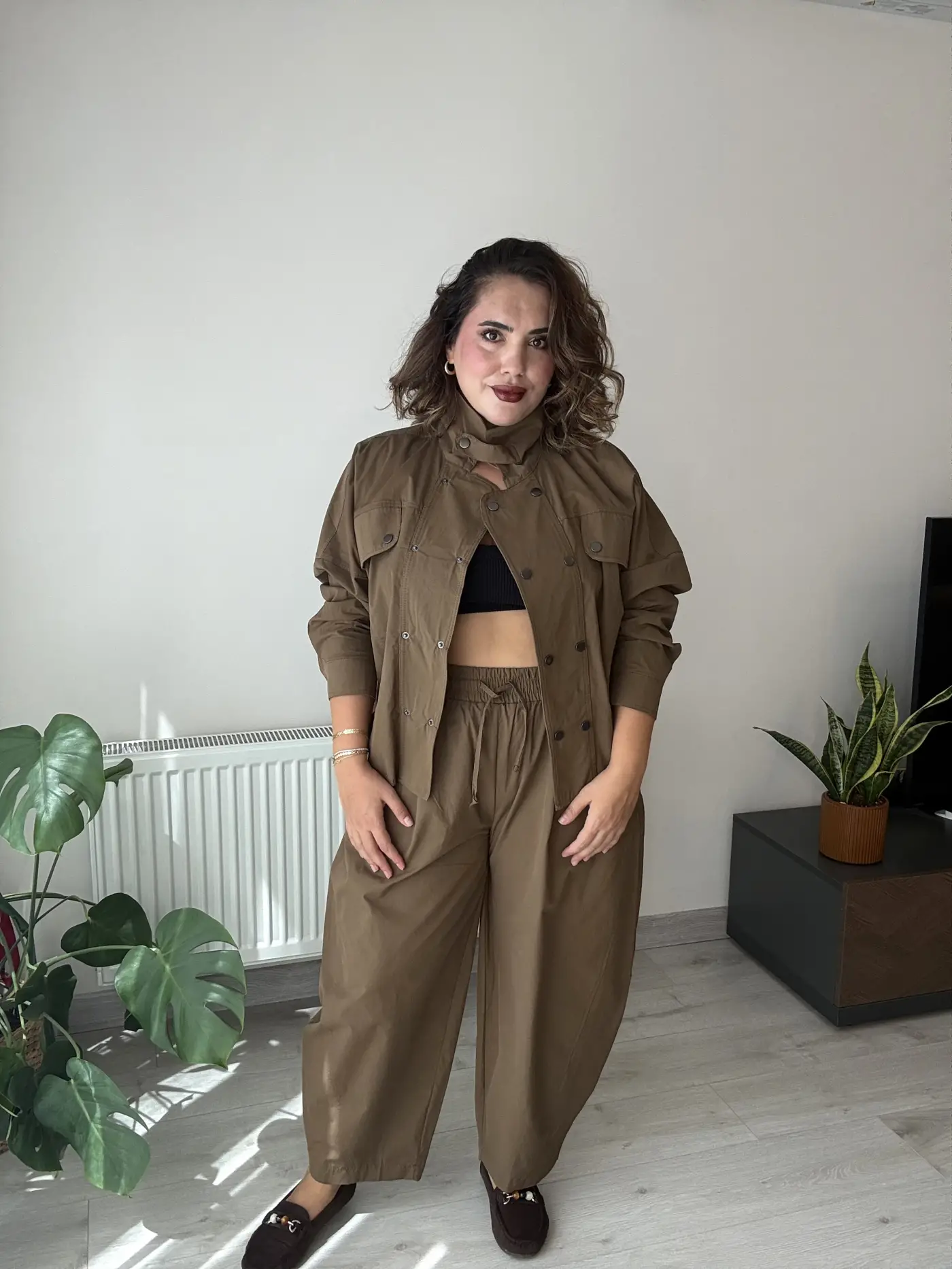 Çıtçıtlı Ceket Pantolon Takım