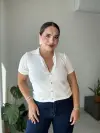 Ekru Triko Hırka