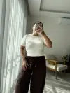 Yumuşak Dokulu Ekru Triko Kazak